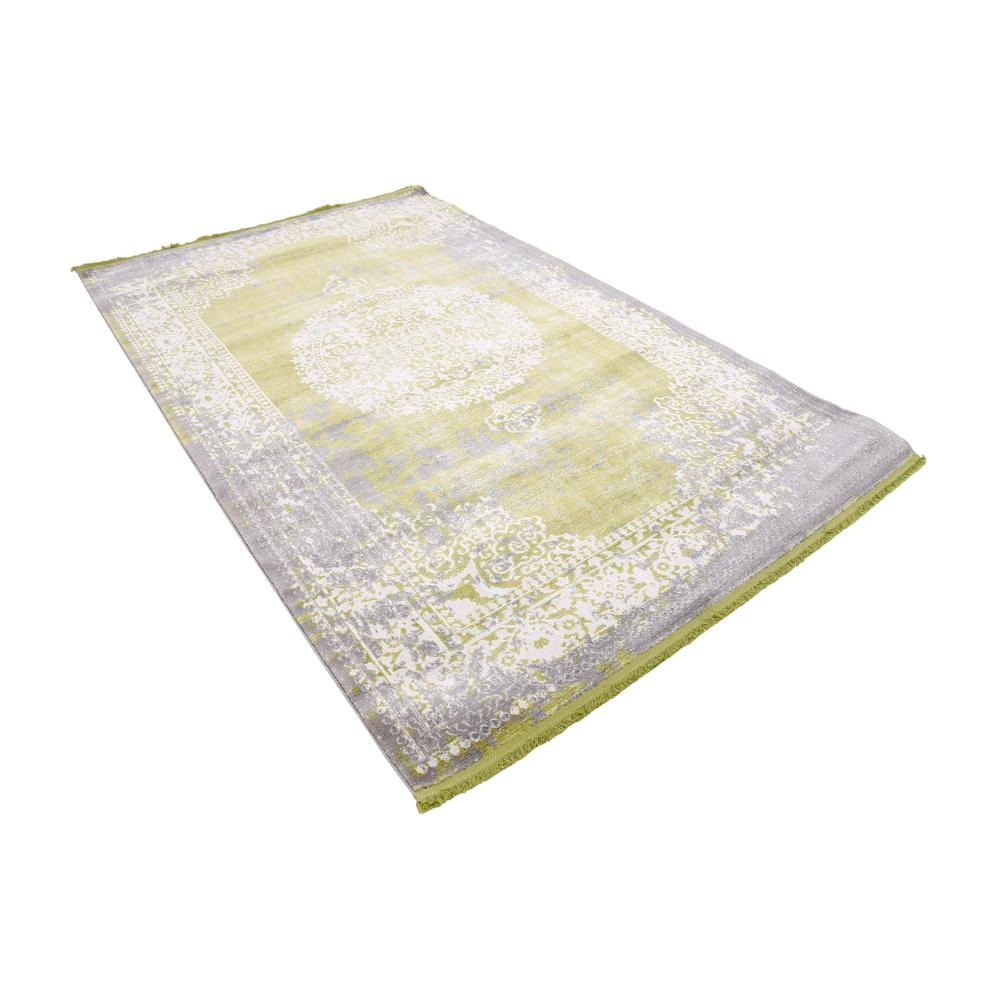 Olwen New Classical Rug, Light Green (5' 0 x 8' 0). Picture 3