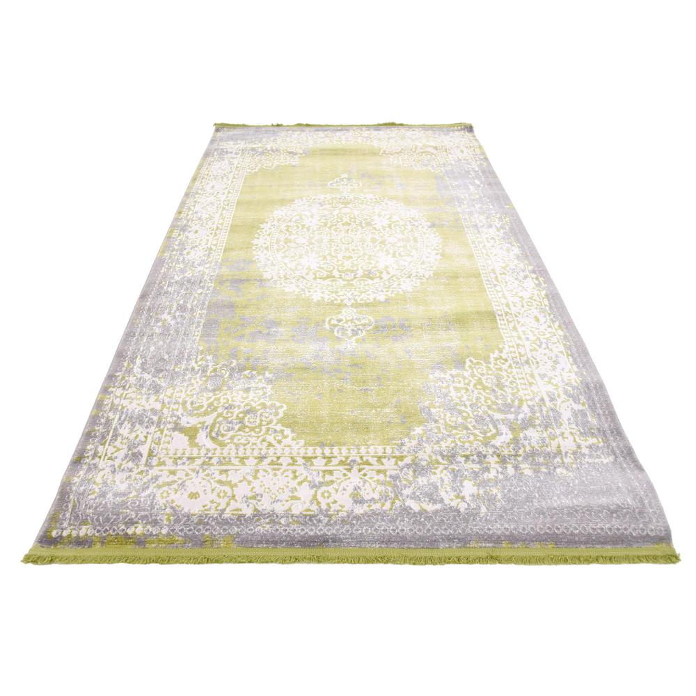 Olwen New Classical Rug, Light Green (5' 0 x 8' 0). Picture 4