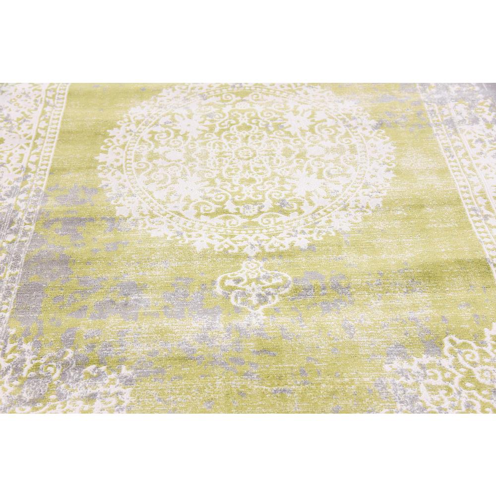 Olwen New Classical Rug, Light Green (5' 0 x 8' 0). Picture 5