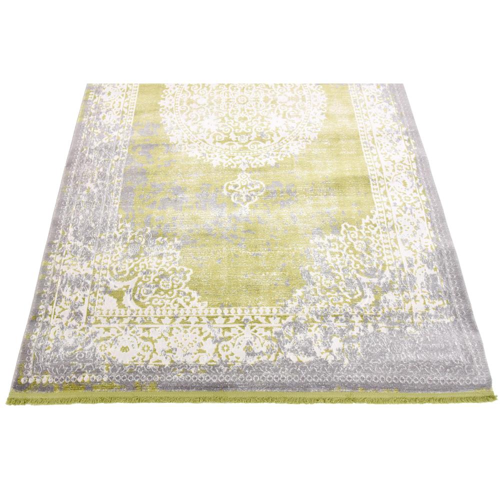 Olwen New Classical Rug, Light Green (5' 0 x 8' 0). Picture 6