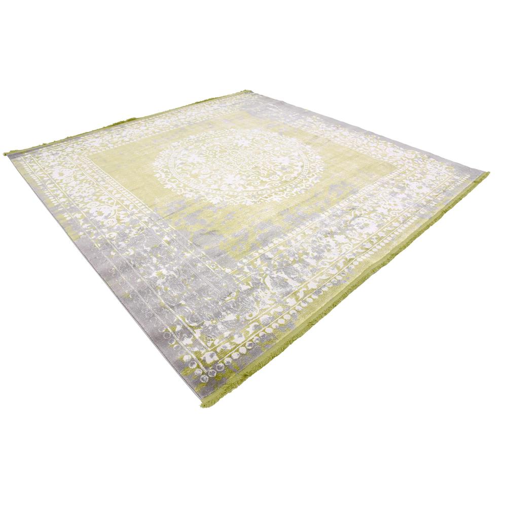 Olwen New Classical Rug, Light Green (8' 0 x 8' 0). Picture 3