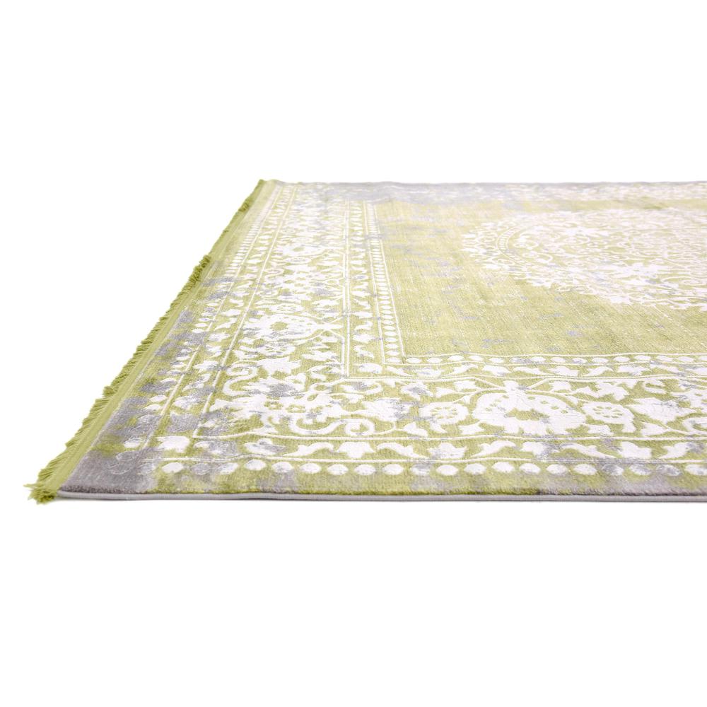 Olwen New Classical Rug, Light Green (8' 0 x 8' 0). Picture 6