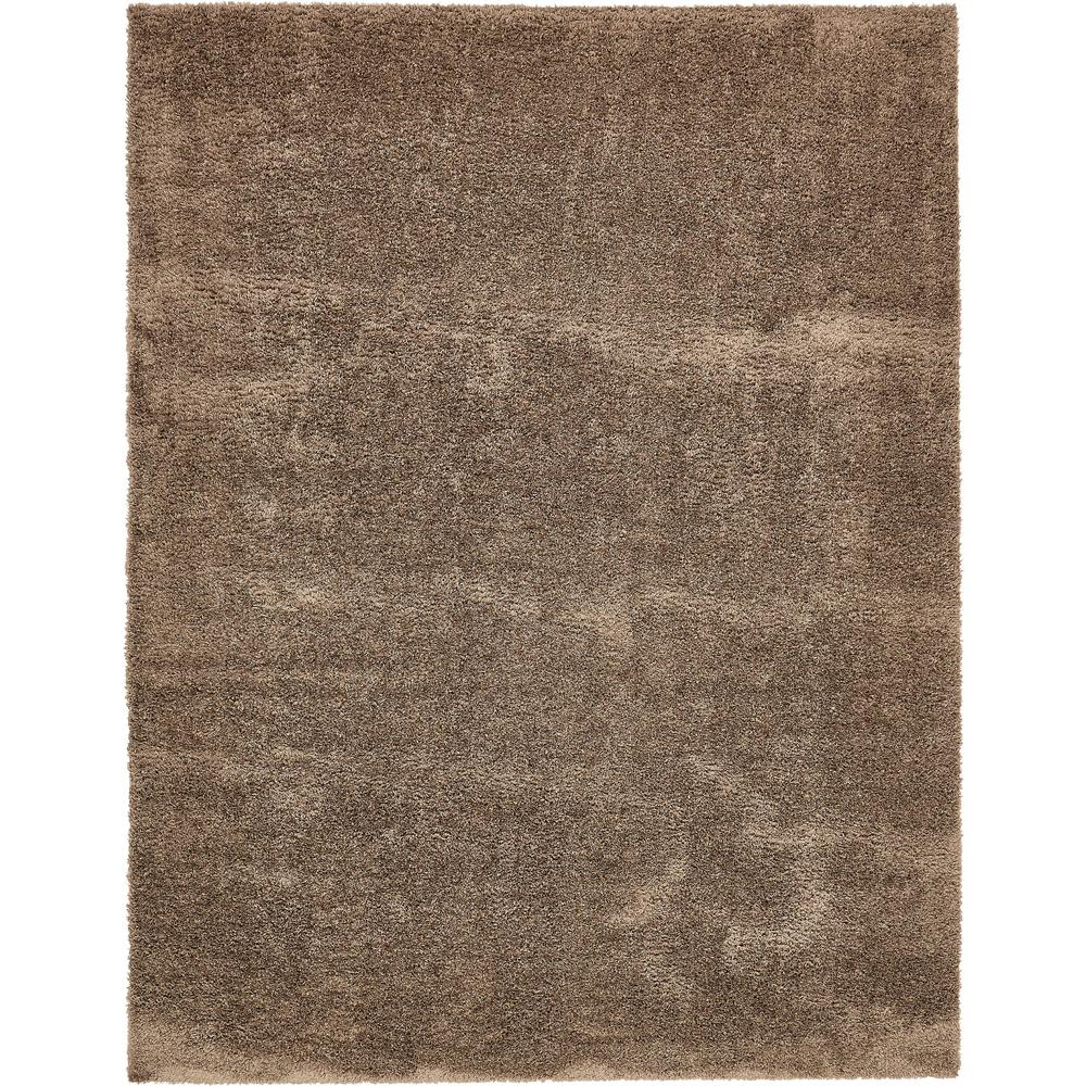 Studio Solid Shag Rug, Brown (9' 0 x 12' 0). Picture 1