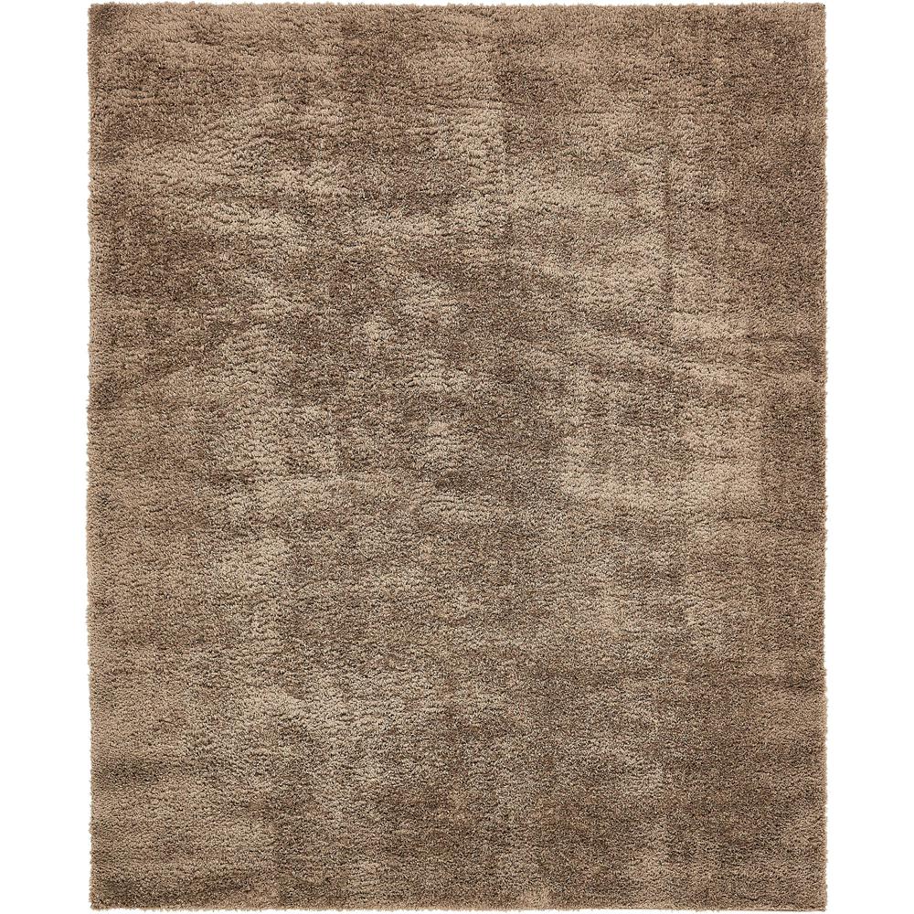 Studio Solid Shag Rug, Brown (8' 0 x 10' 0). Picture 1