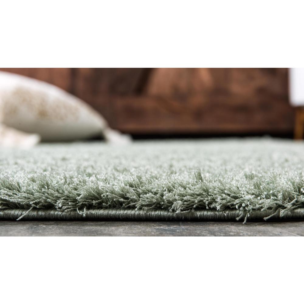 Studio Solid Shag Rug, Sage Green (5' 0 x 8' 0). Picture 6