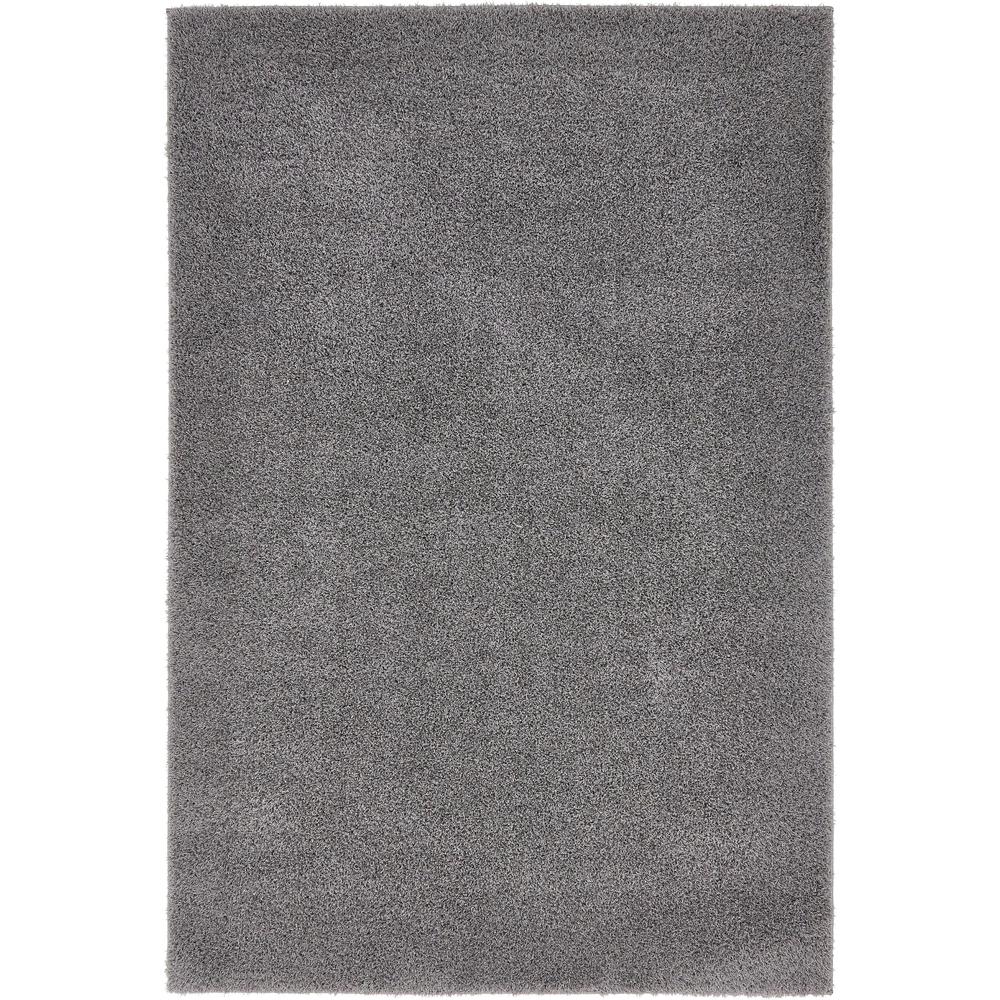 Studio Solid Shag Rug, Dark Gray (4' 0 x 6' 0). Picture 1