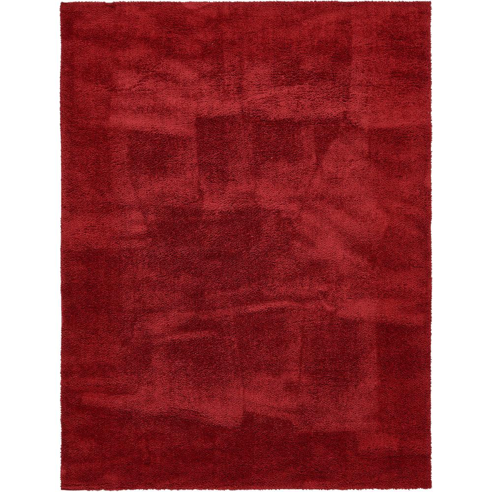 Studio Solid Shag Rug, Red (9' 0 x 12' 0). Picture 1