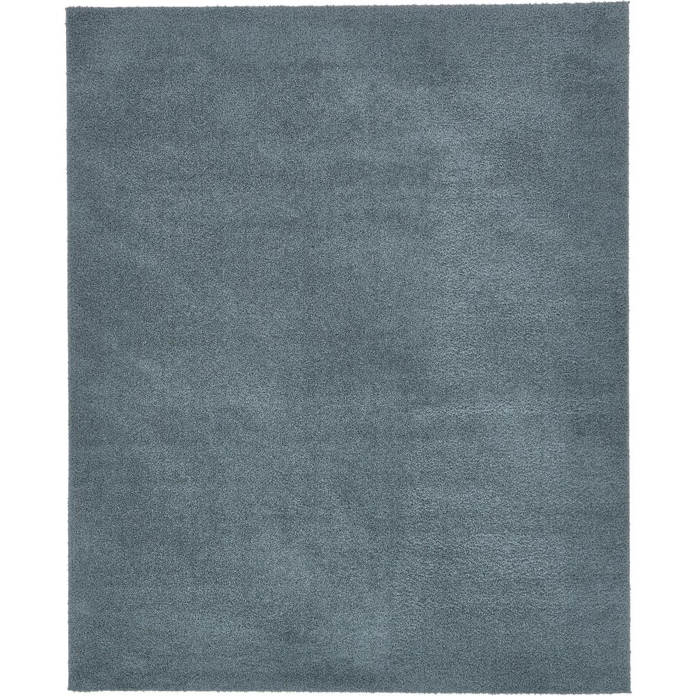 Studio Solid Shag Rug, Slate Blue (8' 0 x 10' 0). The main picture.