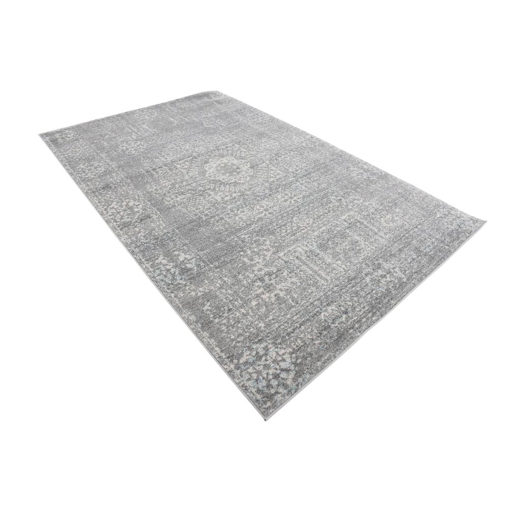 Bouquet Tradition Rug, Silver (5' 0 x 8' 0). Picture 6