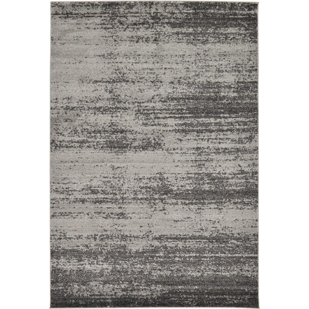 Lucille Del Mar Rug, Dark Gray (6' 0 x 9' 0). Picture 1