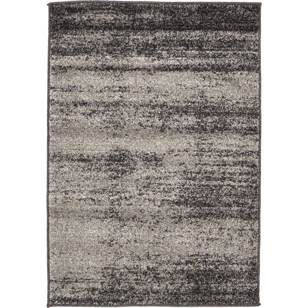 Lucille Del Mar Rug, Dark Gray (2' 2 x 3' 0). Picture 1