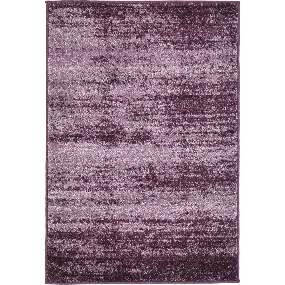Lucille Del Mar Rug, Violet (2' 2 x 3' 0). The main picture.