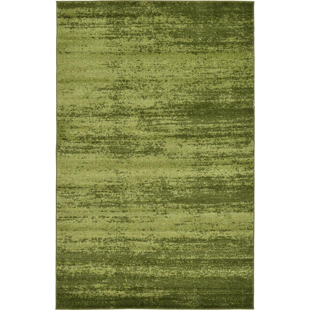 Lucille Del Mar Rug, Green (5' 0 x 8' 0). Picture 1