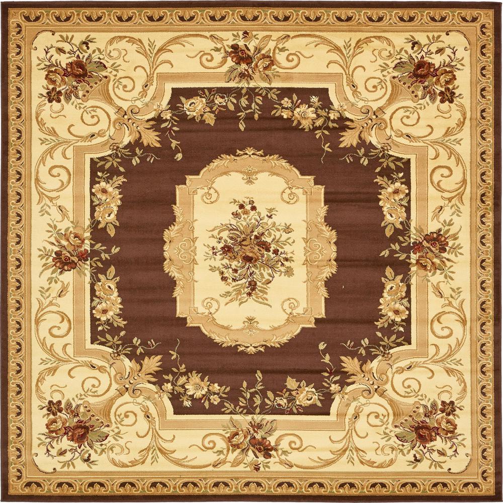 Henry Versailles Rug, Brown (10' 0 x 10' 0). Picture 1