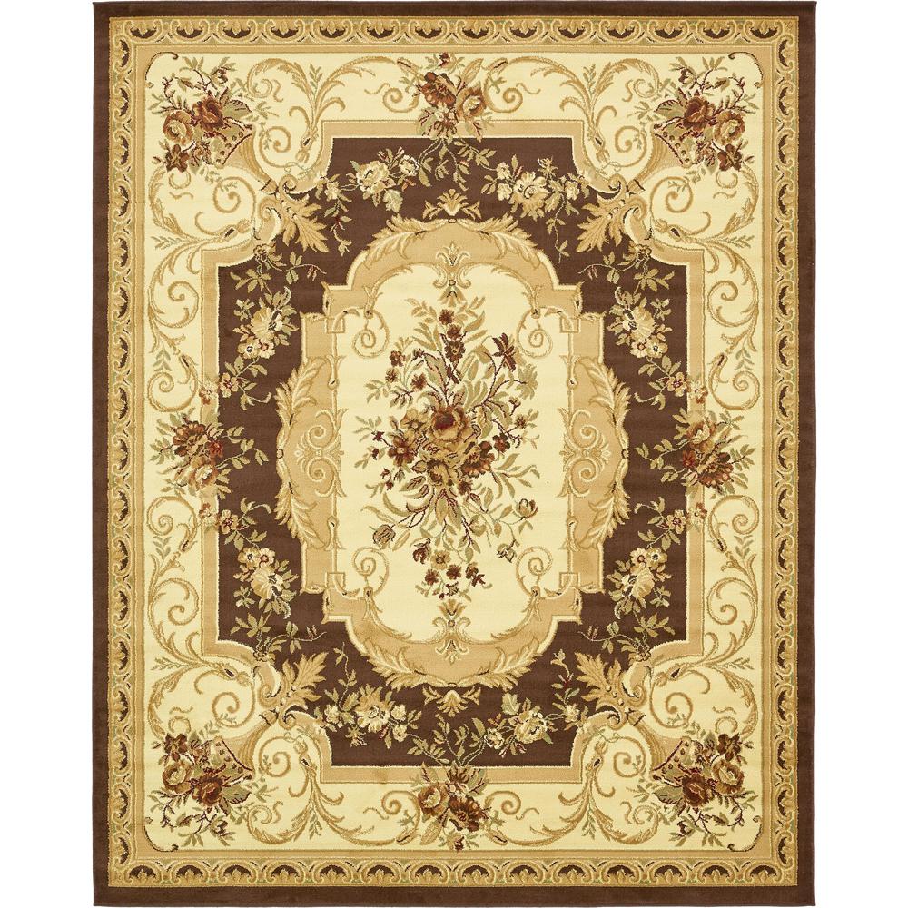 Henry Versailles Rug, Brown (8' 0 x 10' 0). The main picture.