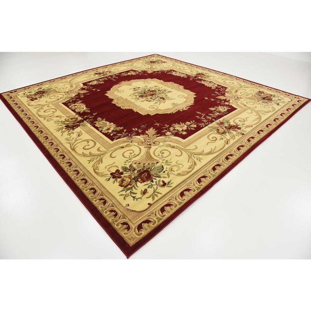 Henry Versailles Rug, Burgundy (10' 0 x 10' 0). Picture 3