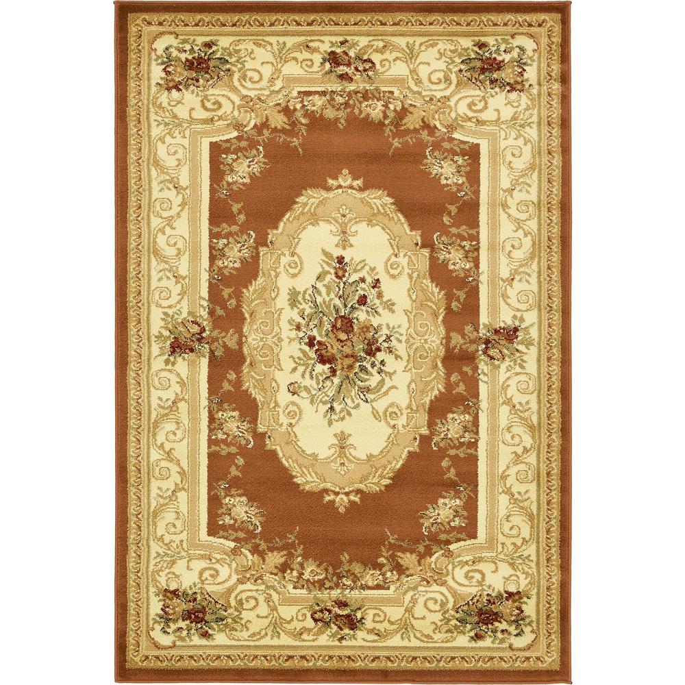 Henry Versailles Rug, Terracotta (4' 0 x 6' 0). Picture 1