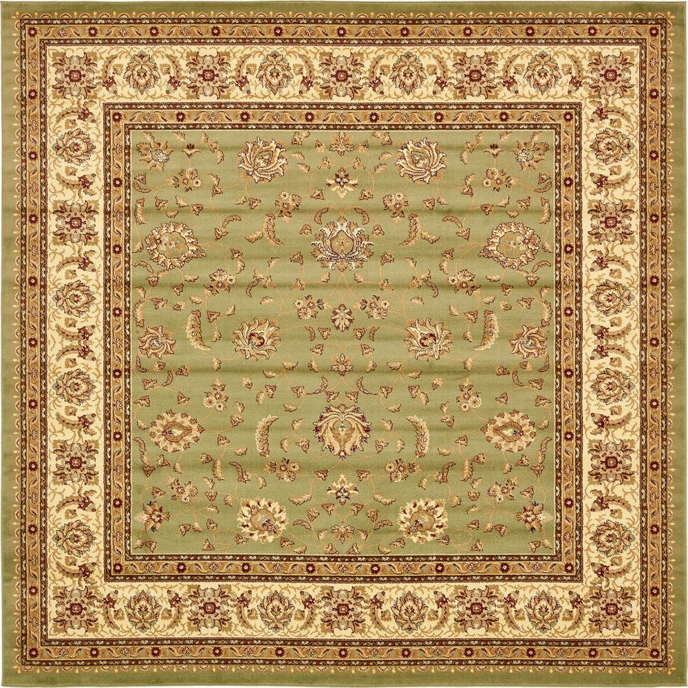 St. Louis Voyage Rug, Green (10' 0 x 10' 0). Picture 1