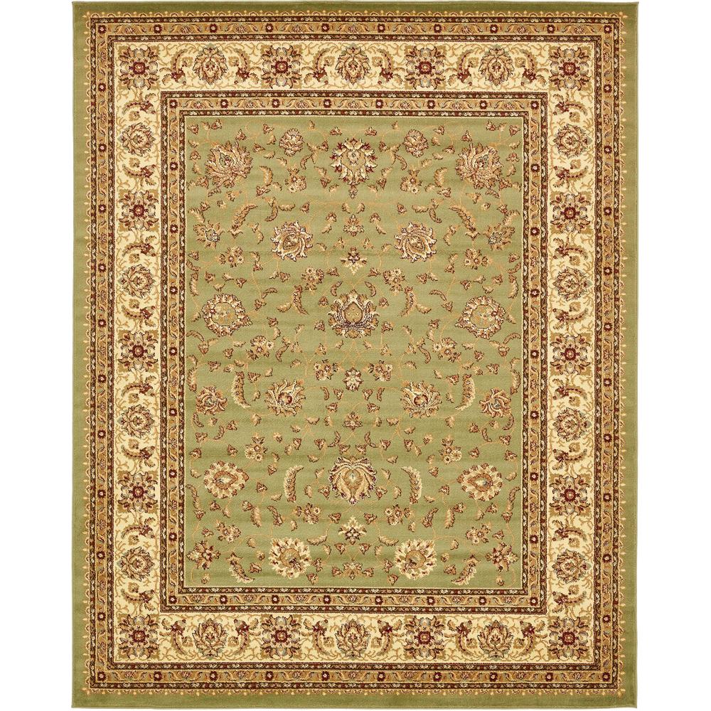 St. Louis Voyage Rug, Green (8' 0 x 10' 0). Picture 1