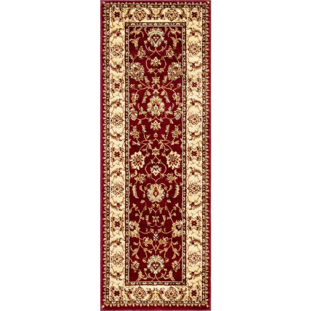 St. Louis Voyage Rug, Red (2' 2 x 6' 0). The main picture.