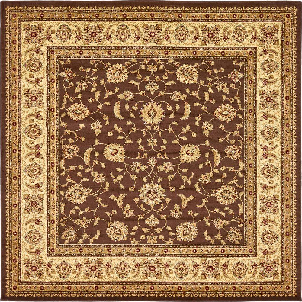 St. Louis Voyage Rug, Brown (10' 0 x 10' 0). Picture 1