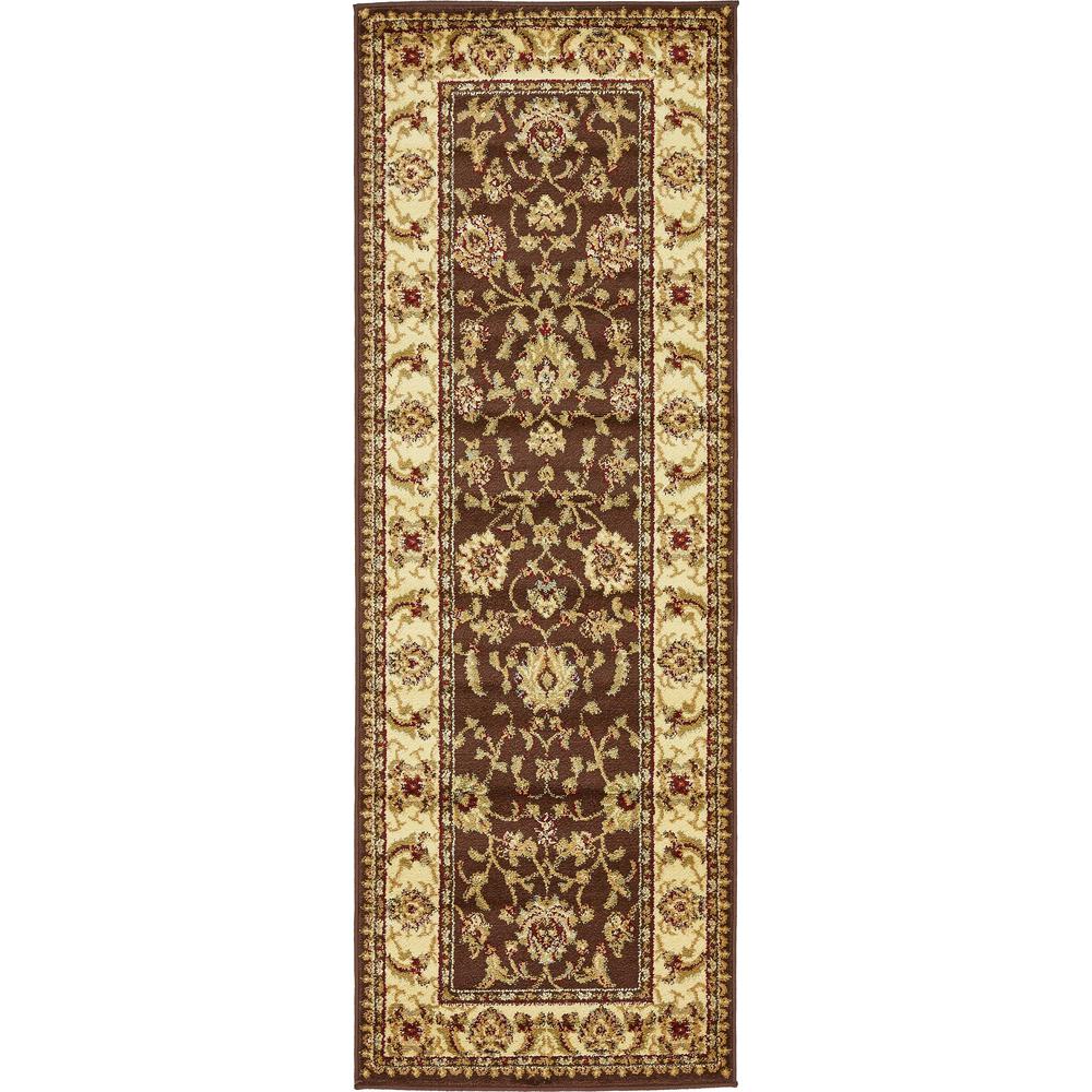 St. Louis Voyage Rug, Brown (2' 2 x 6' 0). Picture 1