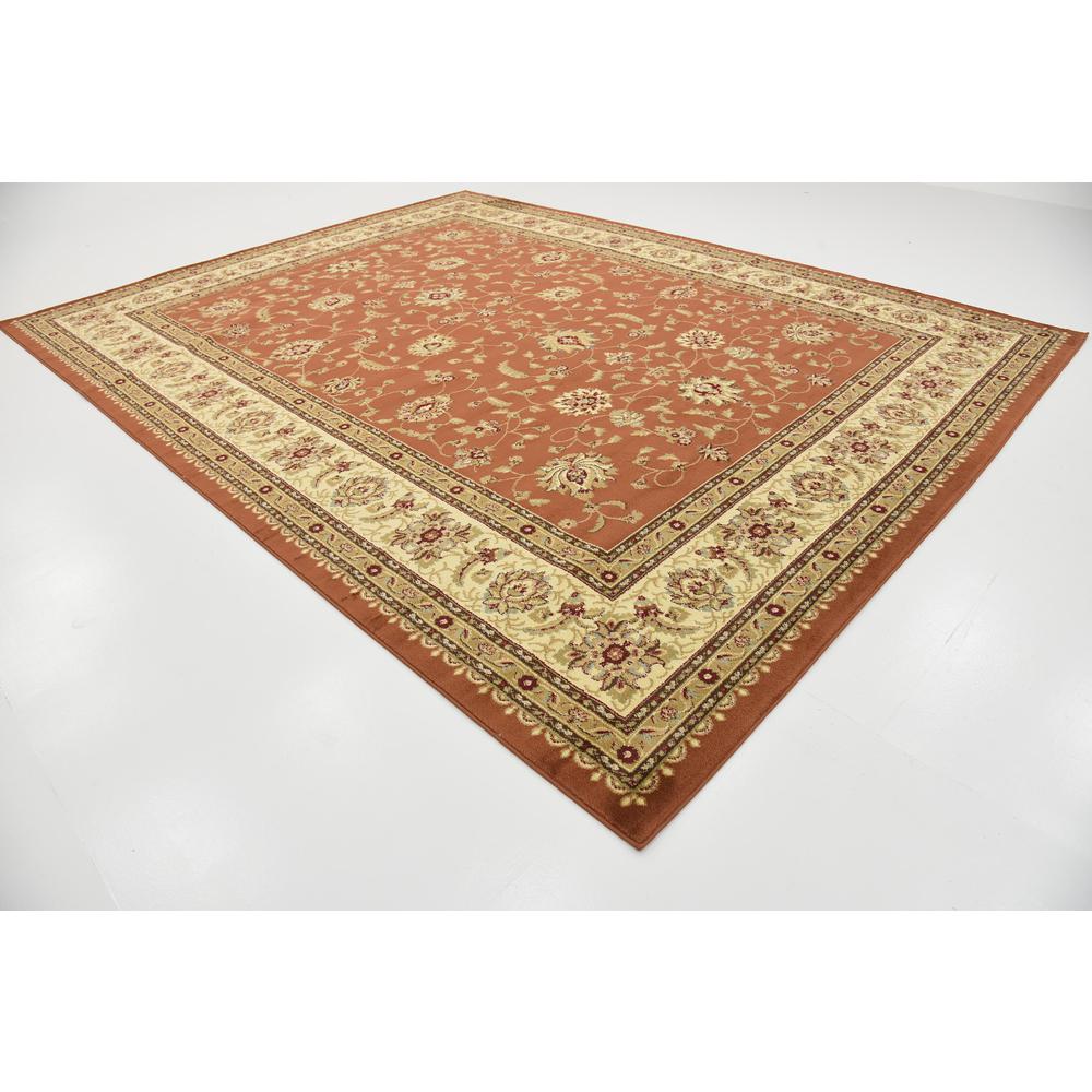 St. Louis Voyage Rug, Terracotta (10' 0 x 13' 0). Picture 3