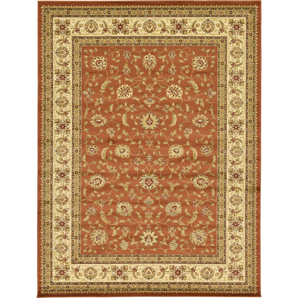 St. Louis Voyage Rug, Terracotta (10' 0 x 13' 0). Picture 1