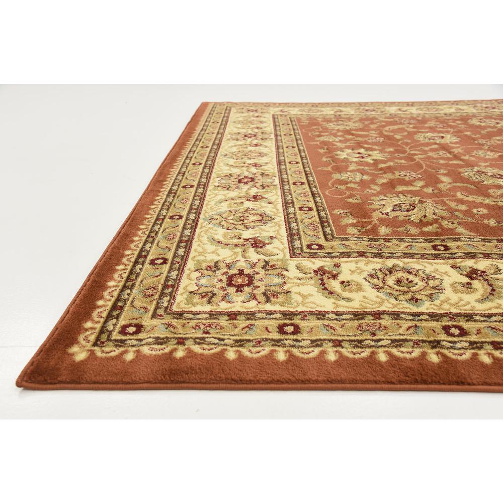 St. Louis Voyage Rug, Terracotta (8' 0 x 10' 0). Picture 6