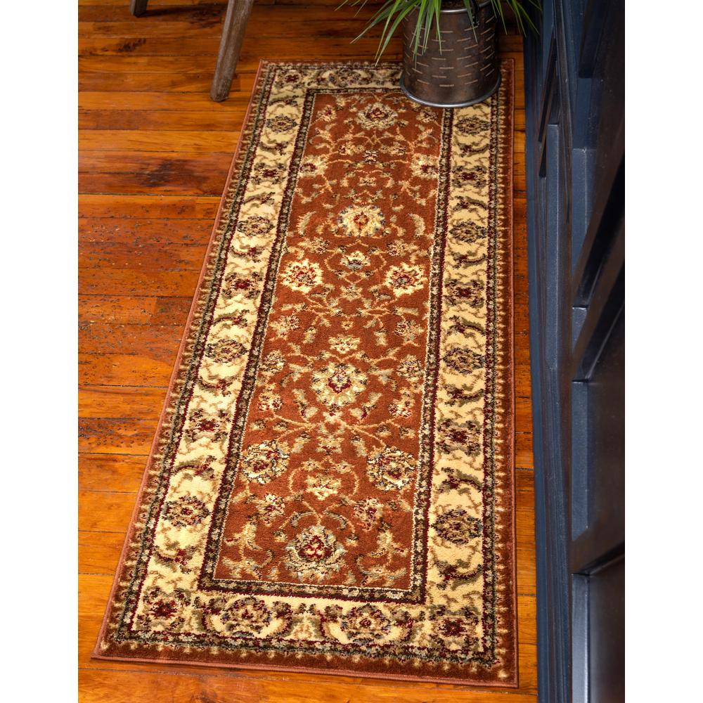 St. Louis Voyage Rug, Terracotta (2' 7 x 10' 0). Picture 2