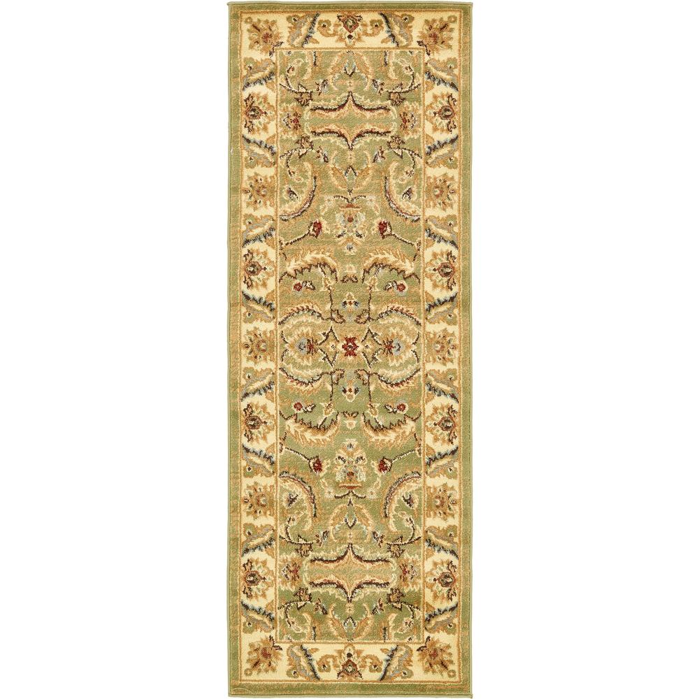 Hickory Voyage Rug, Light Green (2' 2 x 6' 0). Picture 1