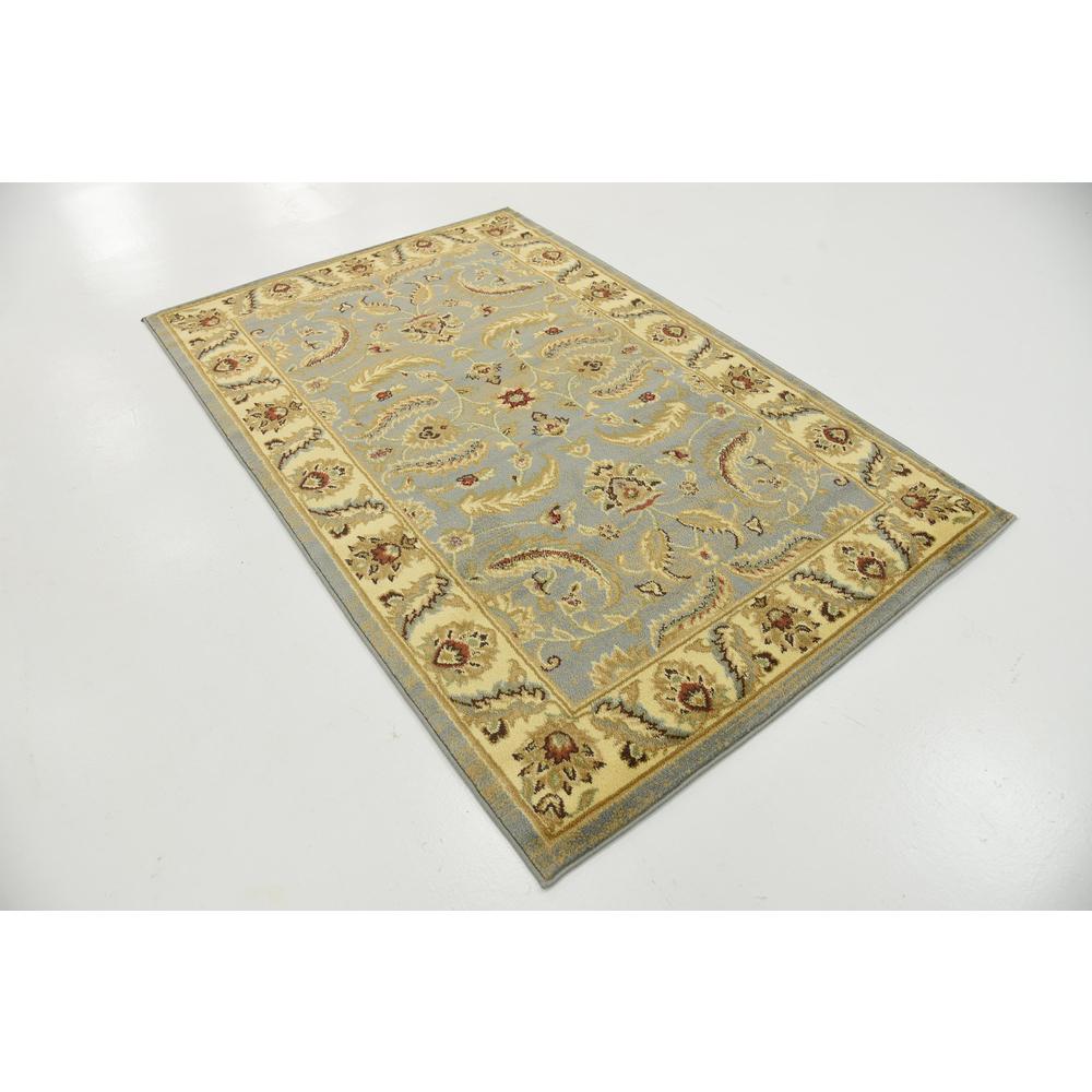 Hickory Voyage Rug, Light Blue (4' 0 x 6' 0). Picture 3