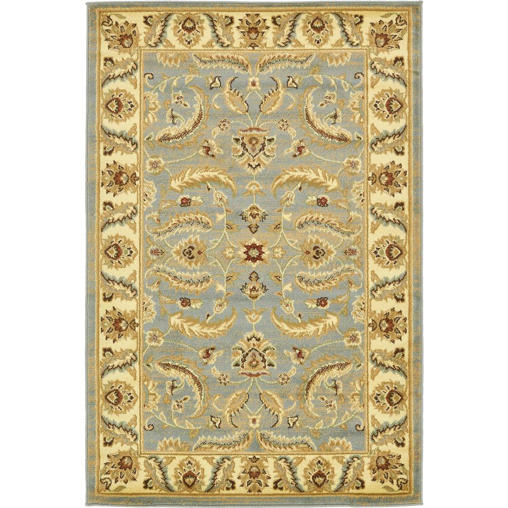 Hickory Voyage Rug, Light Blue (4' 0 x 6' 0). Picture 1