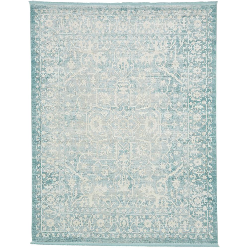 Olympia New Classical Rug, Blue (8' 0 x 10' 0). Picture 1