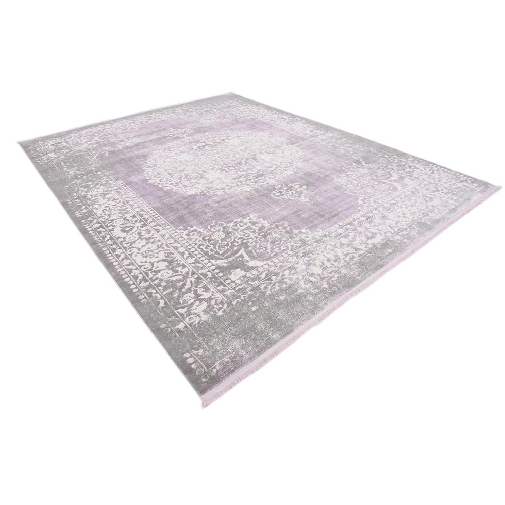 Olwen New Classical Rug, Purple (8' 0 x 10' 0). Picture 3