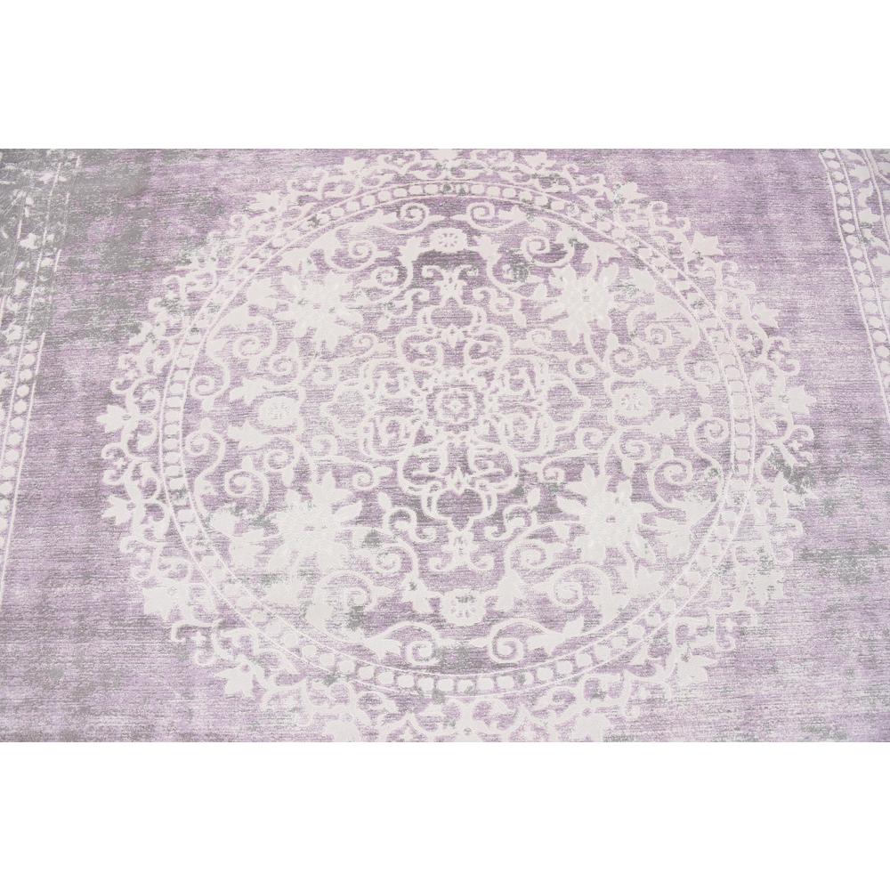 Olwen New Classical Rug, Purple (8' 0 x 10' 0). Picture 5
