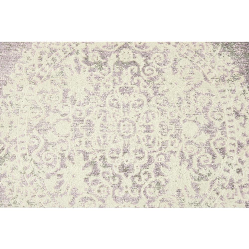 Olwen New Classical Rug, Purple (4' 0 x 4' 0). Picture 5