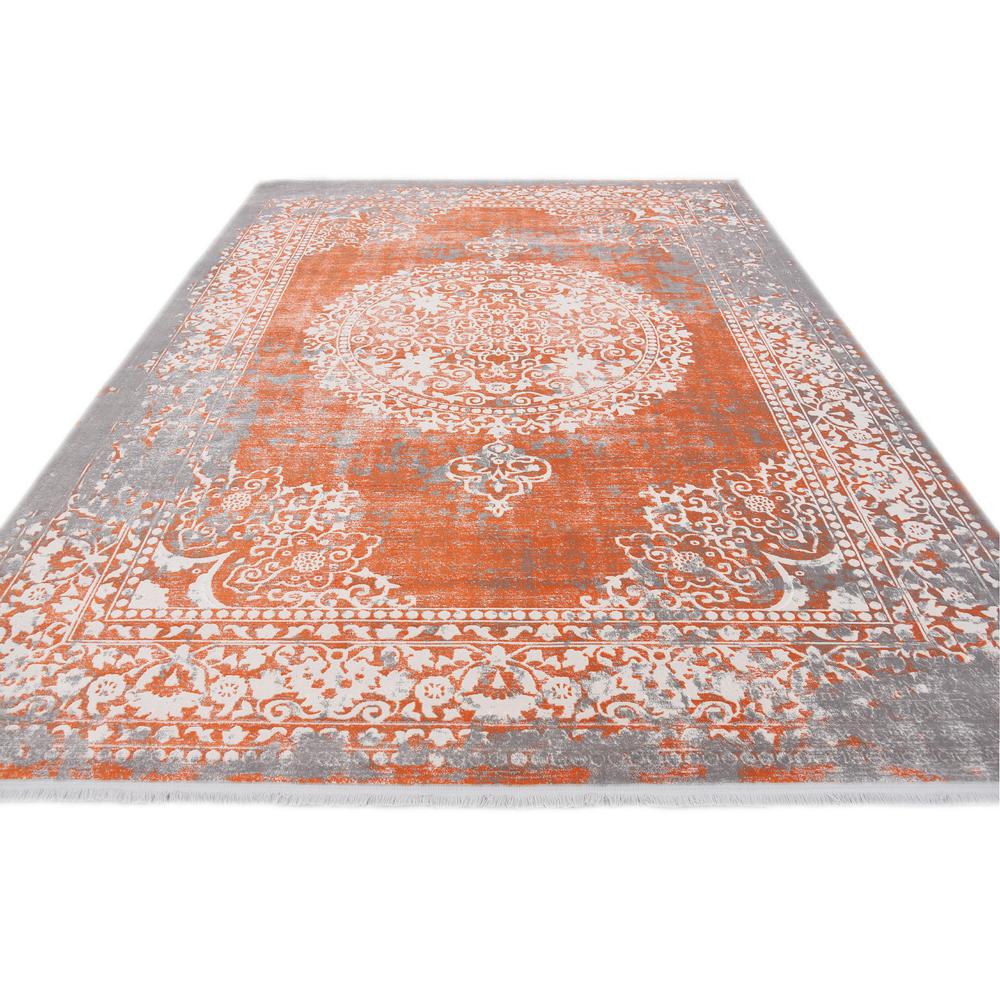 Olwen New Classical Rug, Terracotta (8' 0 x 10' 0). Picture 4