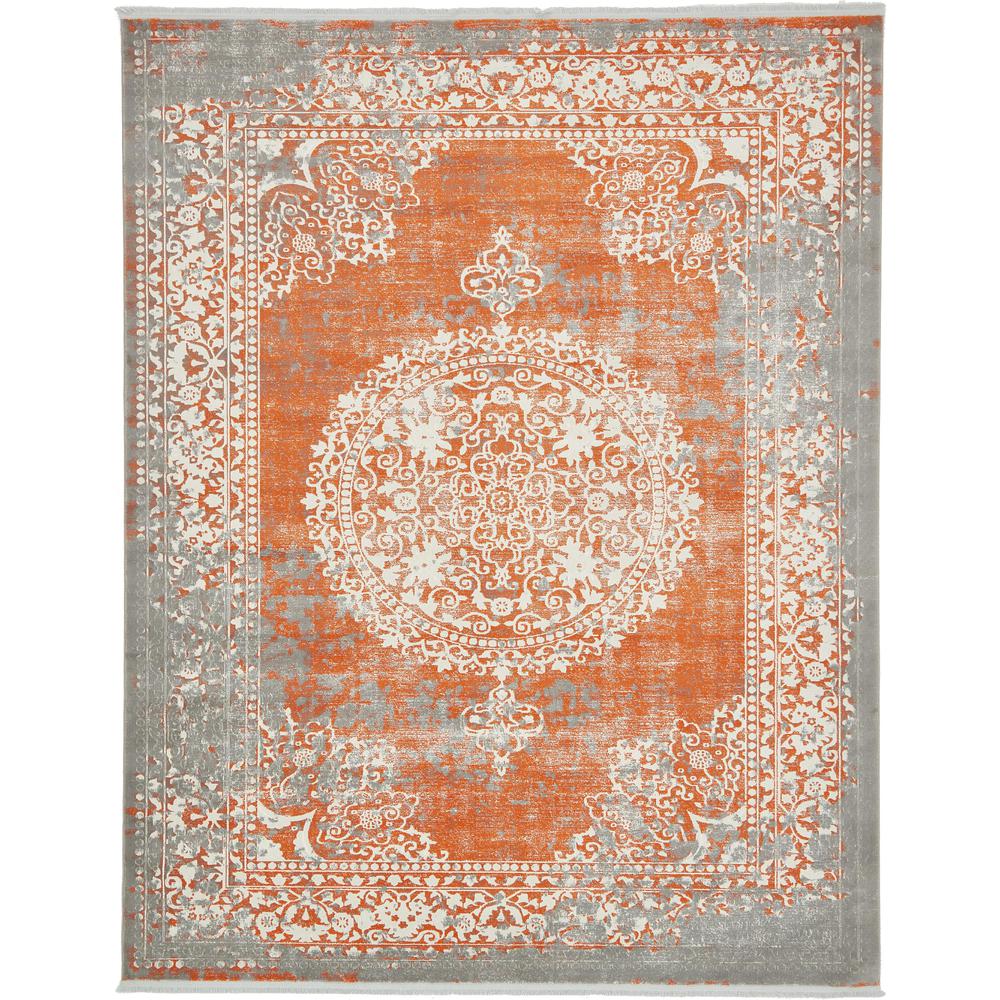 Olwen New Classical Rug, Terracotta (8' 0 x 10' 0). Picture 1