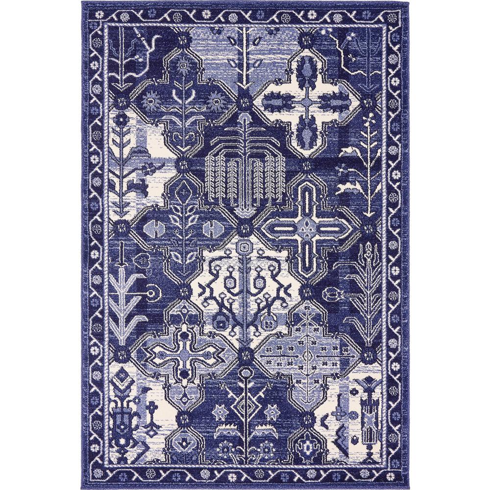 Cathedral La Jolla Rug, Blue (4' 0 x 6' 0). Picture 1