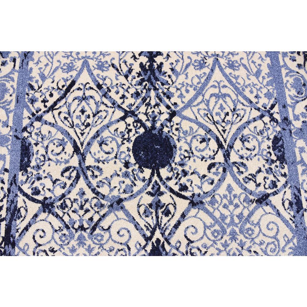 Traditional La Jolla Rug, Blue (6' 0 x 6' 0). Picture 5