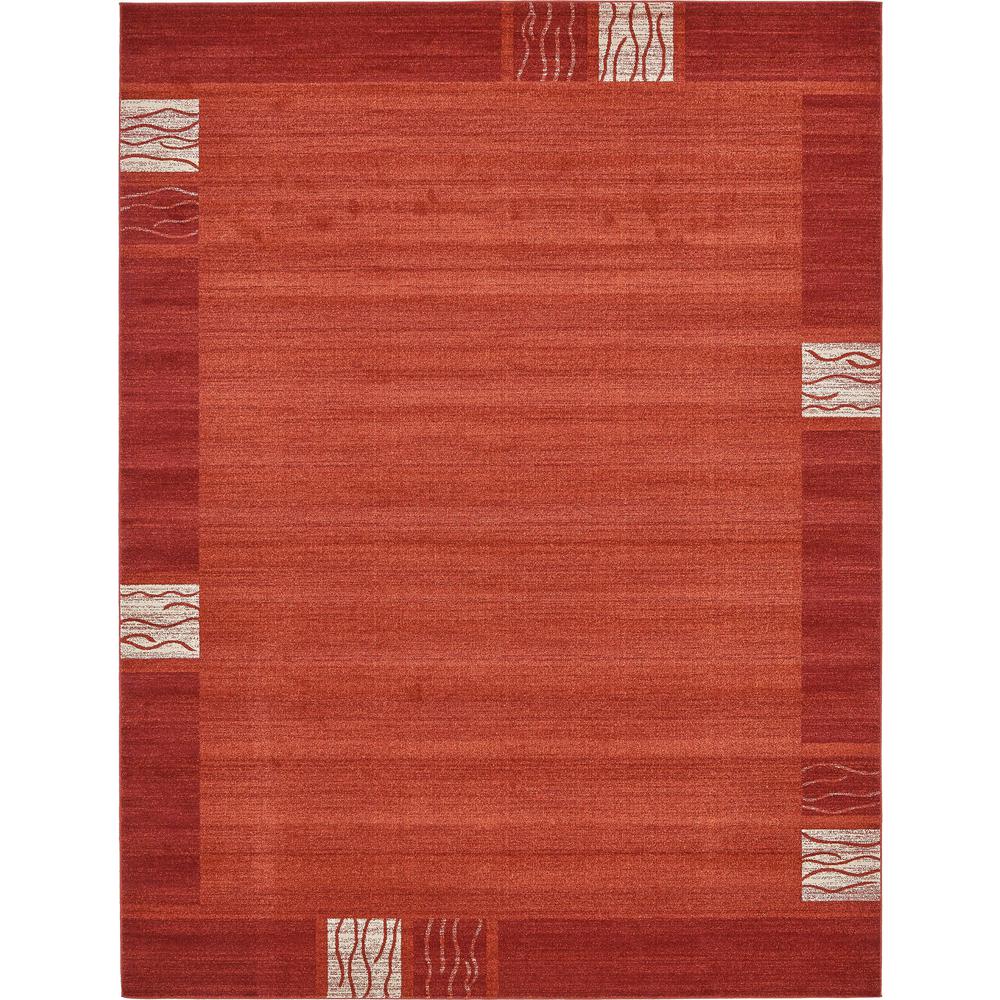 Sarah Del Mar Rug, Rust Red (10' 0 x 13' 0). The main picture.