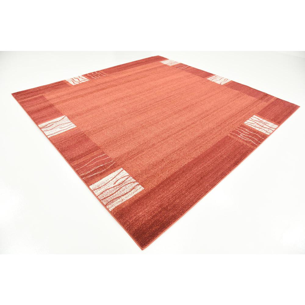 Sarah Del Mar Rug, Rust Red (8' 0 x 8' 0). Picture 3