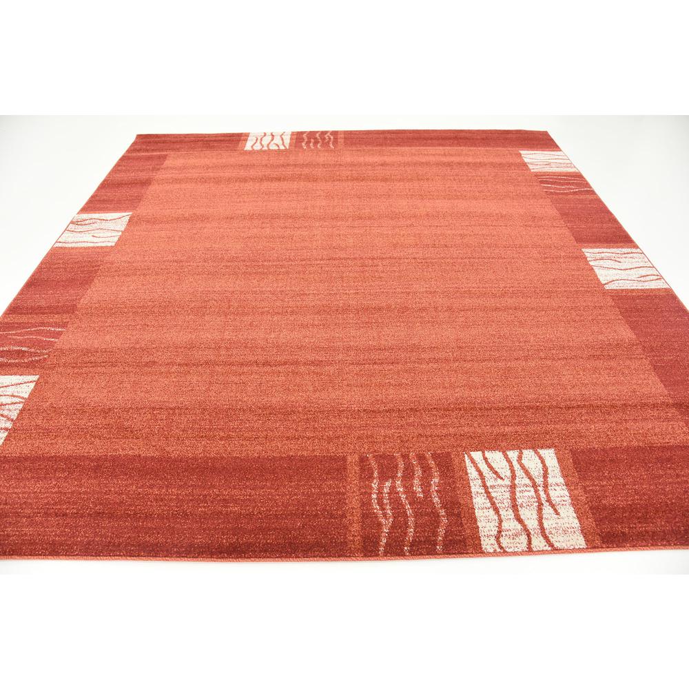 Sarah Del Mar Rug, Rust Red (8' 0 x 8' 0). Picture 4