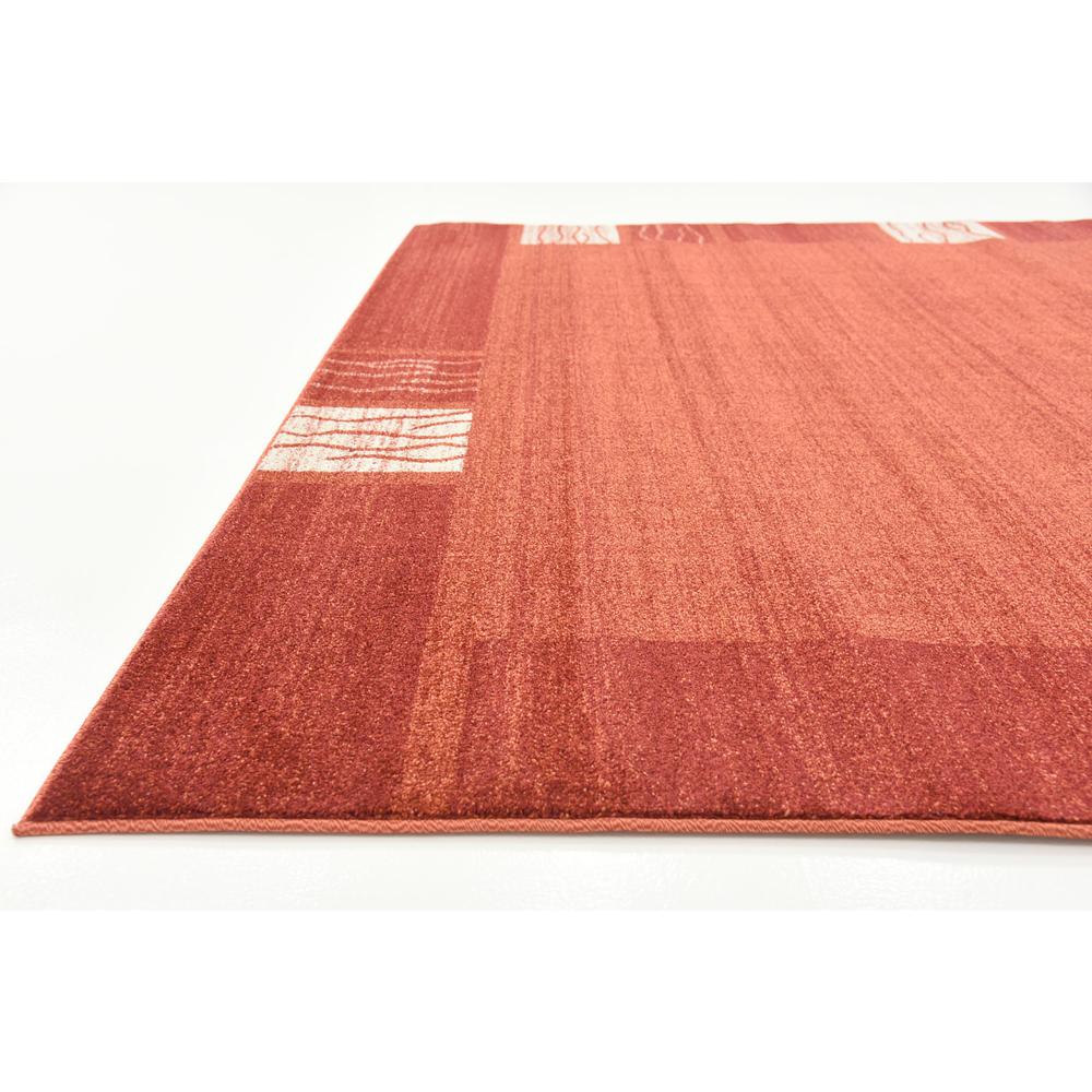 Sarah Del Mar Rug, Rust Red (8' 0 x 8' 0). Picture 6
