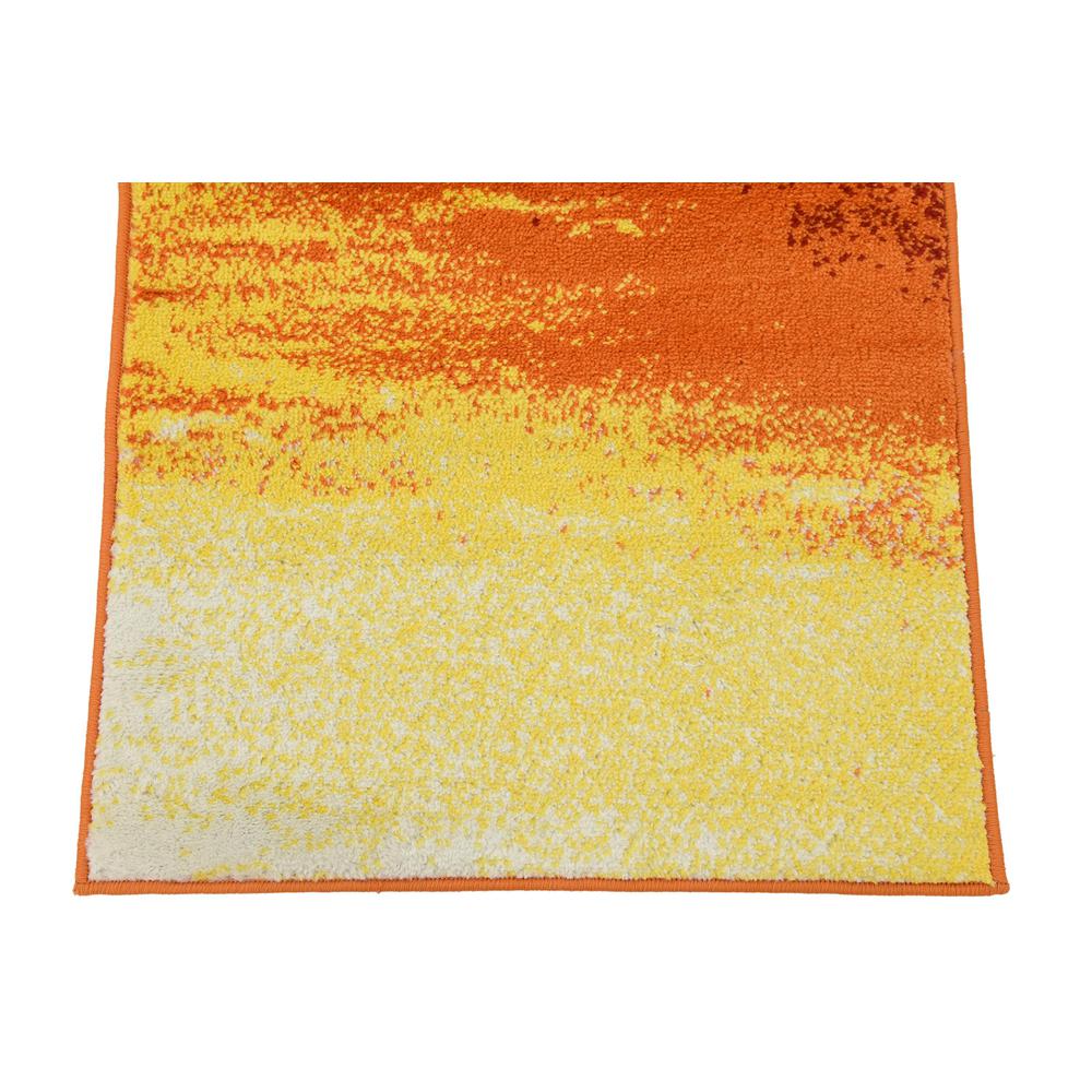 Metro Sunset Rug, Orange (2' 0 x 13' 0). Picture 6