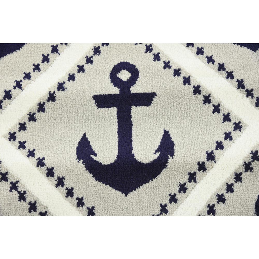 Metro Anchor Rug, Light Gray (2' 0 x 6' 7). Picture 5
