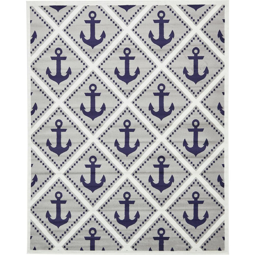 Metro Anchor Rug, Light Gray (8' 0 x 10' 0). Picture 1