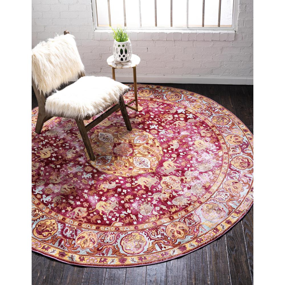 Fortissimo Austin Rug, Red (8' 0 x 8' 0). Picture 2