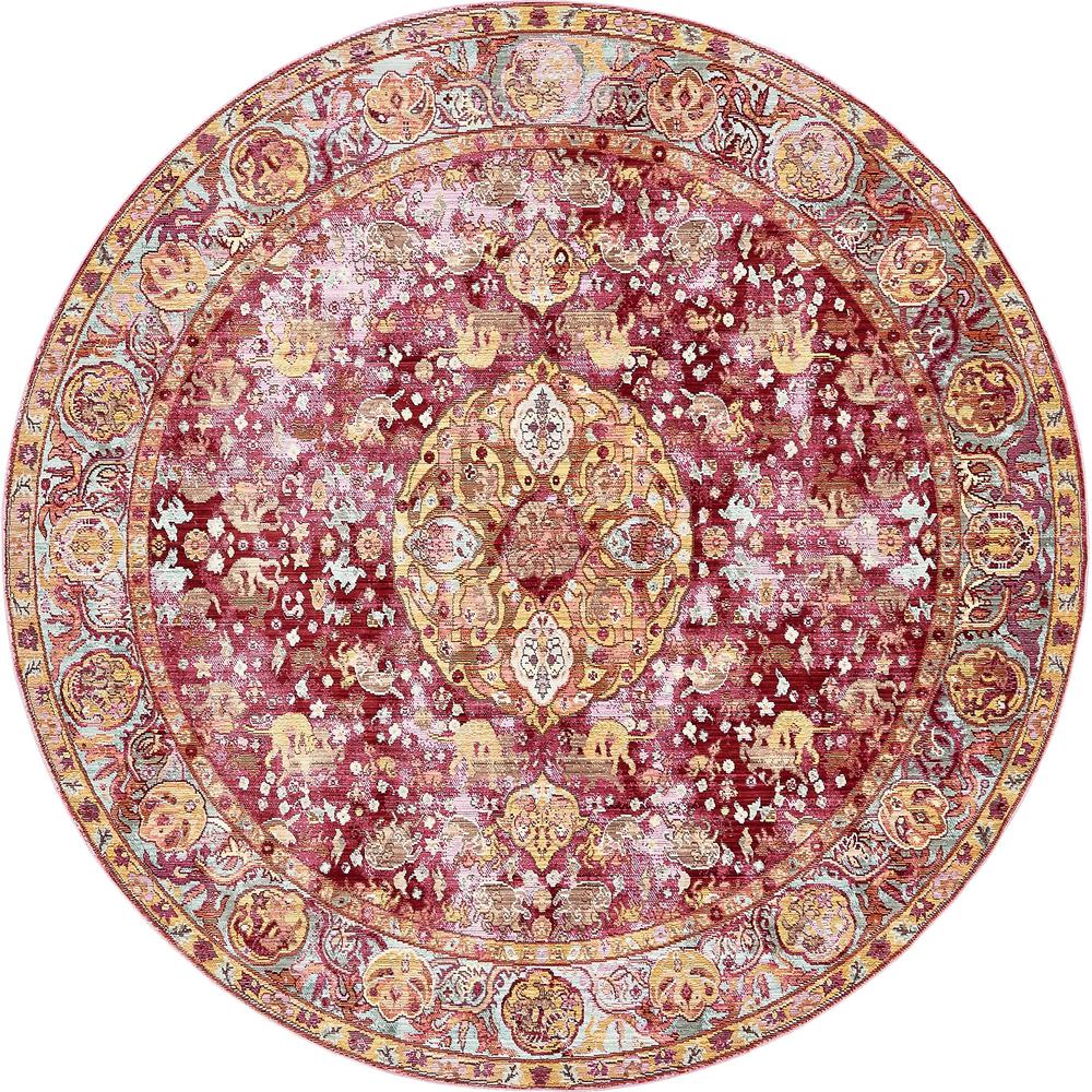 Fortissimo Austin Rug, Red (8' 0 x 8' 0). Picture 1